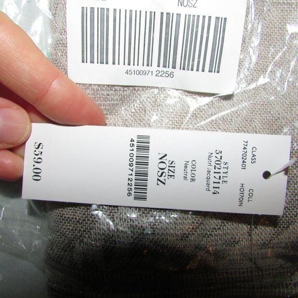 WHBM Jacquard Fringe Oblong Scarf - Picture 4 of 6